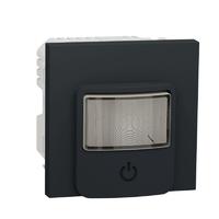 Механизм датчика движения WISER UNICA NEW 10А 230В с выкл. антрацит SchE NU352654 Schneider Electric