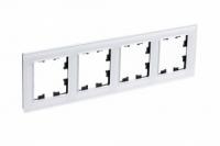 Рамка 4-м AtlasDesign Nature стекло бел. SchE ATN320104 Schneider Electric