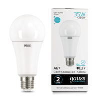 Лампа светодиодная LED 35Вт E27 2740lm 4100K Elementary A67 Gauss 70225