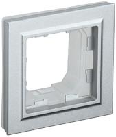 Рамка 1-м IP44 BRITE РУ-1-БрА-44 алюм. IEK BR-M12-44-K47 (ИЭК)