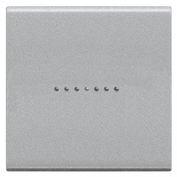 Клавиша акс. выкл. 2мод. LivingLight алюм. Leg BTC NT4916M2 Legrand