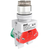 Выключатель кнопочный LED ABLFP ВК-22 d22мм 24В AC/DC бел. SchE 25068DEK Schneider Electric