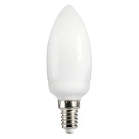 Лампа энергосберегающая КЛЛ 9Вт E14 827 свеча КЭЛР-C ECOLIGHT | LLEP60-14-09-2700 IEK (ИЭК)