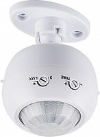 Датчик движения и освещенности SEN16 230V 1200W 8m 120°(гориз.) 360°(верт.) IP20, белый | 22074 FERON