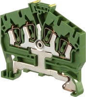 Клемма пружинная 2.5мм.кв земля D2.5/5.I.P.4L - 1SNA399073R0400 ABB