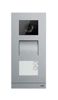 Станция вызова, видео, одноклавишная, со считывателем NFC/IC, сталь | M21322P1-S ABB 2TMA070010X0017