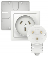Комплект силовой ОП BLANCA 32А 250В подъемная коробка + розетка вилка бел. SchE BLNSK003231 Schneider Electric