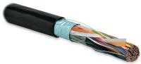 Кабель FUTP50-С3-S24-OUT-PE-BK витая пара F/UTP кат. 3 50 пар (24 AWG) ож (solid) экран-фольга внешн. UV PE (-40град.C - +60град.C) черн. Hyperline 19896
