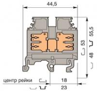 Клемма винтовая M2.5/6.2G.2G 2.5мм.кв. - 1SNA115191R0300 ABB
