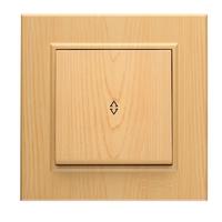 Переключатель проходной 1-кл. СП Karea 10А IP20 сосна Makel 56105005