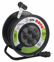Удлинитель силовой RMx-4es-3x2.5-30m-IP44(KG) на м. катушке c/з 4 гн 30м КГ 3х2.5 ЭРА (Энергия света) Б0043058