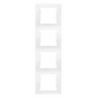 Рамка 4-м Sedna верт. бел. SchE SDN5802021 Schneider Electric