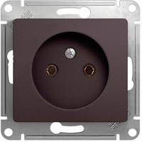 Розетка 1-м СП Glossa 16А IP20 250В без заземл. механизм графит SchE GSL001341 Schneider Electric