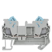 FEED-THROUGH TERMINAL WITH QUICK CONNECTION, SECTION: 0.25 - 1.5 MM2, WIDTH: 5.2 MM, COLOR: BLUE Siemens 8WH3000-0AE01