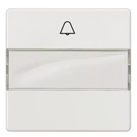 ВЫКЛЮЧАТЕЛЬ 1 КЛАВИША С СИМВОЛОМ ЗВОНОК И ПОЛЕМ ДЛЯ НАДПИСИ 55X55MM DELTA I-SYSTEM ТИТАНОВО-БЕЛЫЙ Siemens 5TG6215
