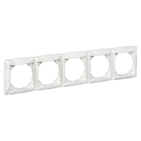 Рамка 5-м Дуэт бел. SchE WDE000105 Schneider Electric