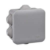 КОРОБКА РАСПРЕДЕЛИТЕЛЬНАЯ ОТКРЫТОЙ УСТАНОВКИ 70X70X40 DIY | IMT350901 Schneider Electric