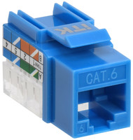 Модуль Keystone Jack кат.6 UTP 110 IDC 90град синий | CS1-1C06U-11-03 ITK IEK (ИЭК)