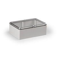 Cubo D 160 x 240 91 мм, глухая стенка, прозрачная крышка, ABS, IP 66/67 - DABP162409T Ensto