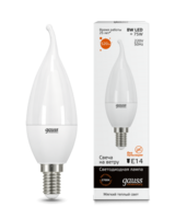 Лампа светодиодная LED 8Вт E14 220В 2700К Elementary свеча на ветру | 34118 Gauss