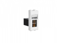Розетка 1мод. HDMI Avanti "Белое облако" модульная тип А-А ДКС 4400251 DKC (ДКС)