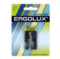 Элемент питания алкалиновый "крона" 6LR61 BL-1 9В Alkaline (блист.1шт) Ergolux 11753