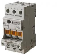 Держатель модульный для цилиндрических предохранителей COMPACT 10X38 690V 32A 3П 45мм с индикацией стартеров Siemens 3NW7034-1
