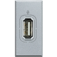 Разъем USB Axolute алюм. Leg BTC HC4285 Legrand