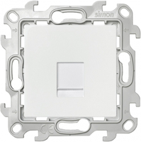 Механизм розетки компьютерной RJ45 СП Simon24 IP20 CAT.5e UTP бел. Simon 2410598-030