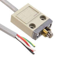 Выключатель концевой D4C1203 5А 250В AC (4А 30В DC) кабель VCTF маслостойк. 3м поперечный роликовый плунжер Omron 134461
