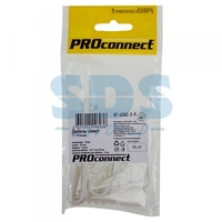 Дюбель-хомут 11-18 белый (10 шт.) PROCONNECT | 07-4502-2-9 REXANT