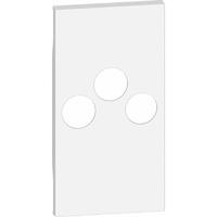 Панель лицевая 2мод. Living Now для розеток TV-R-SAT бел. Leg BTC KW26M2 Legrand