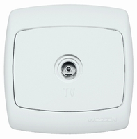 Розетка TV СП Рондо бел. SchE RAT-1-BI Schneider Electric