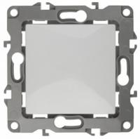 Выключатель Эра 12А-1001-01 1-клавишный встроенный Al Cu 250 В 10 А IP 20 белый Б0038584 (Энергия света)
