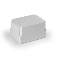 Cubo S 125 x 175 100 мм, 25 мм основание, глухая стенка, серая крышка, PC, IP 66/67 - SPCP131810LG Ensto