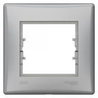 Рамка 1-м Sedna IP44 алюм. SchE SDN5810560 Schneider Electric