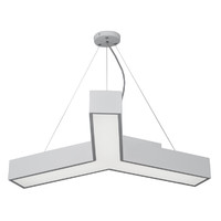 Светильник светодиодный Geometria Igrek SPO-141-W-40K-028 28Вт 4000К 1750Лм IP40 600*600*80 белый подвесной | Б0050566 ЭРА (Энергия света)