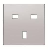 Накладка розетки 8137 SKY AgAl ABB 2CLA853700A1301