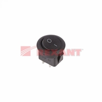 Выключатель клавишный 250В 6А (2с) ON-OFF круглый черн. (RWB-212; SC-214; MRS-102-8) Rexant 36-2550