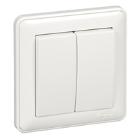 Выключатель 2-кл. СП W59 16А IP20 в сборе сл. кость SchE VS516-252-28 Schneider Electric
