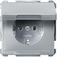 Механизм розетки СП Merten с защ. крышкой SchE MTN2311-4060 Schneider Electric