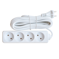 Удлинитель 4N-3-SMART четырехместный 6А 3м 8243 | 4690612010311 IN HOME