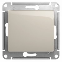 Механизм кнопки нажимной 1-кл. СП Glossa 10А IP20 (сх. 1) 10AX молочн. SchE GSL000915 Schneider Electric