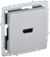 Розетка СП BRITE HDMI РHDMI-0-БрА алюм. IEK BR-H10-K47 (ИЭК)