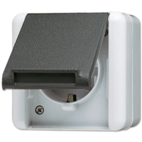 Розетка штепсельная SCHUKO наружная IP44 JUNG 820W