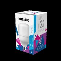 Лампа светодиодная LED 40Вт 220В Е27 D100х189 4500К белый 3650 лм Космос LksmHWLED40WE2745