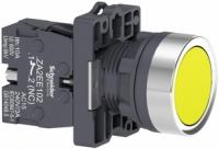 Кнопка ХА2 пружинно-возвратная желтая 1НО - XA2EA51 Schneider Electric