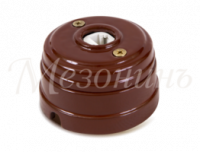 Розетка компьютерная RJ45 (в компл. с подъемной рамкой D70x45), цв. - коричневый, коллекц. "Новая Голландия", ТМ "МезонинЪ" | GE70341-04 GREENEL