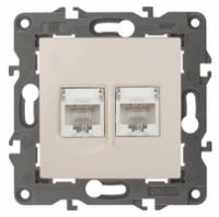 Компьютерная розетка Эра 14-3108-02 RJ45 (8p8c) 10А 250В IP20 встраиваемая слоновая кость Б0034309 (Энергия света)