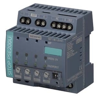 Модуль селективности диагностический SITOP PSE200U 10A 4 канала вход: =24В выход: =24В/10А поканальная настройка выходов на ток 3-10А со статустным сообщением для Siemens 6EP1961-2BA41